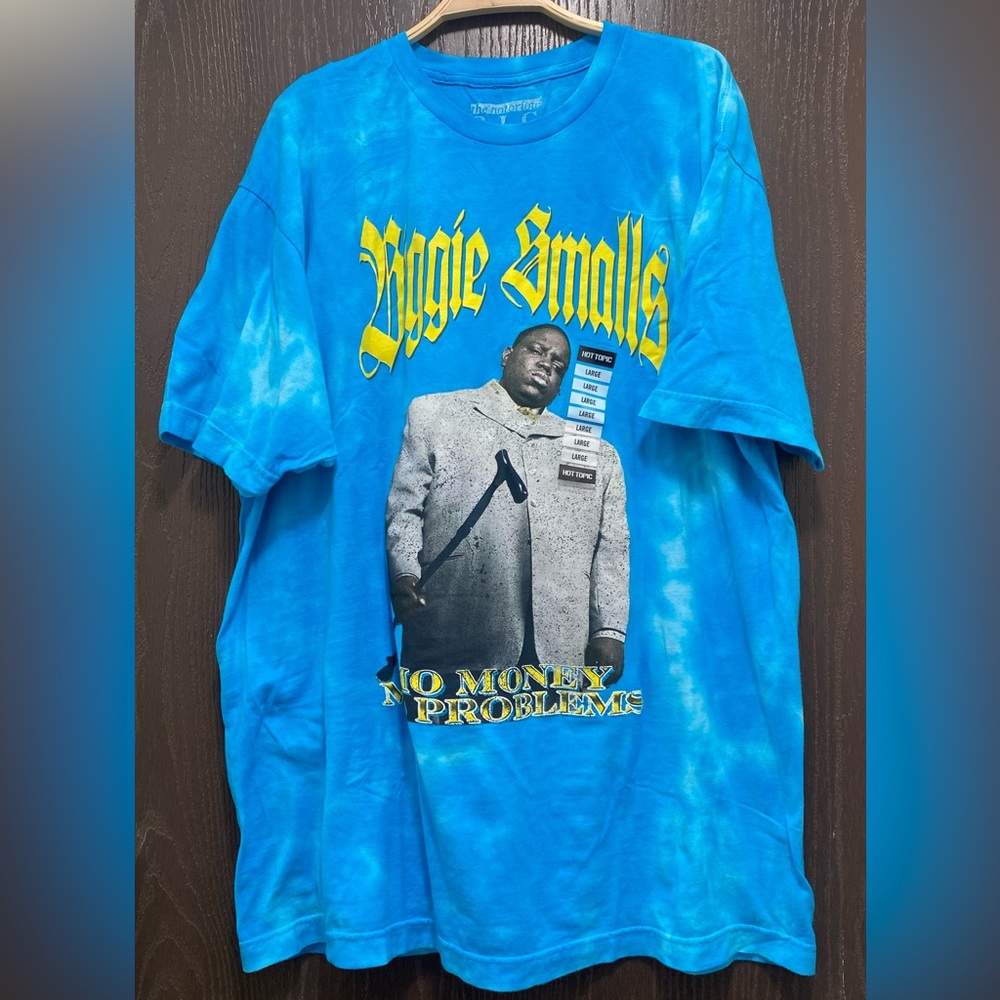 NWT Unisex Notorious B.I.G Biggie Smalls Mo Money Mo Problems Tie-Dye T-shirt